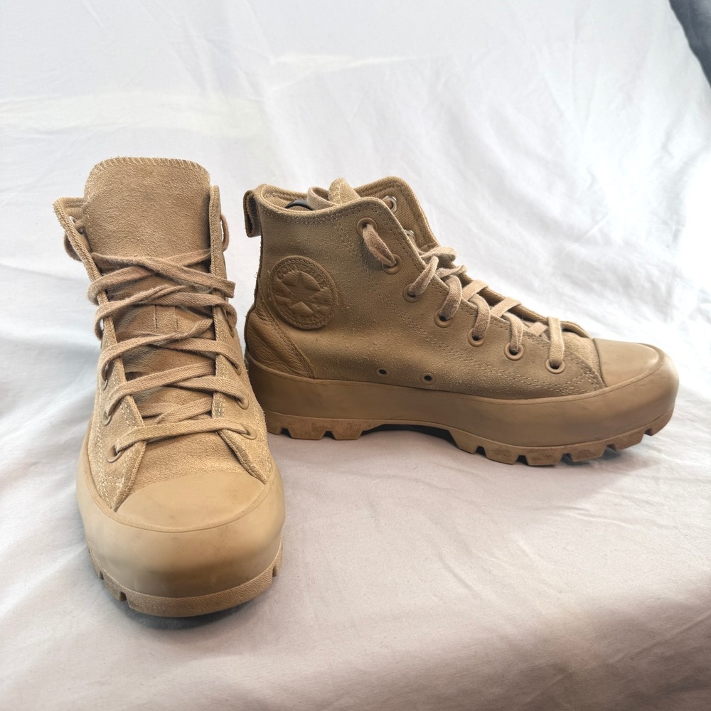 Converse Chuck Taylor All Star Lugged 2.0 Winter Boots Tan Suede 573206C Womens